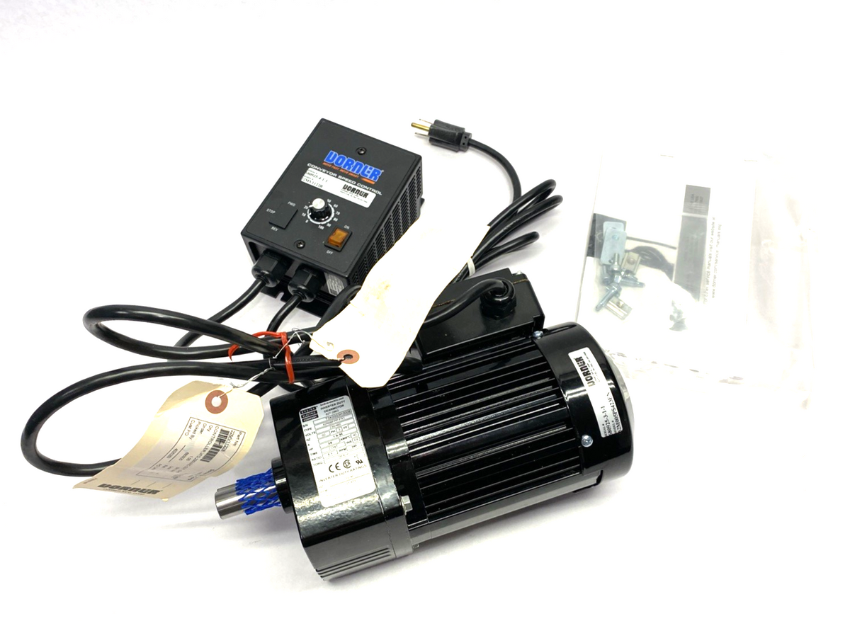 Dorner 62M005PS423EN Parallel Gearmotor 3/8HP 5:1 w/ 22MV1122B VFD Controller - Maverick Industrial Sales