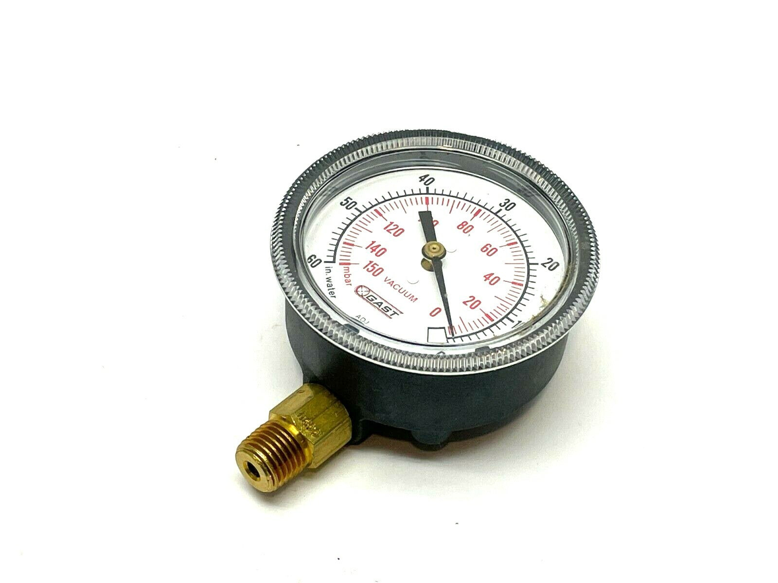 Ashcroft 251490A02L150MBRV/IW Low Pressure Gauge 1/4" NPT Male - Maverick Industrial Sales