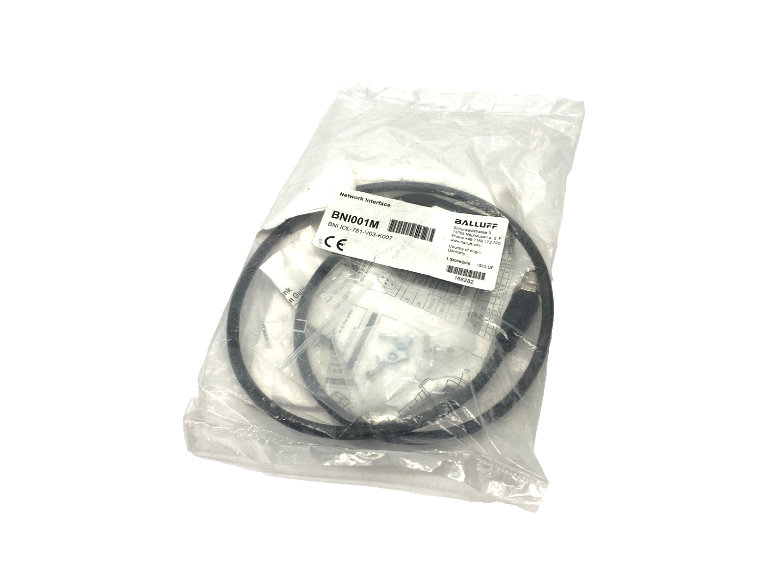 BNI IOL-751-V03-K007 | Balluff BNI001M IO-Link Valve Network Interface - New - Maverick Industrial Sales