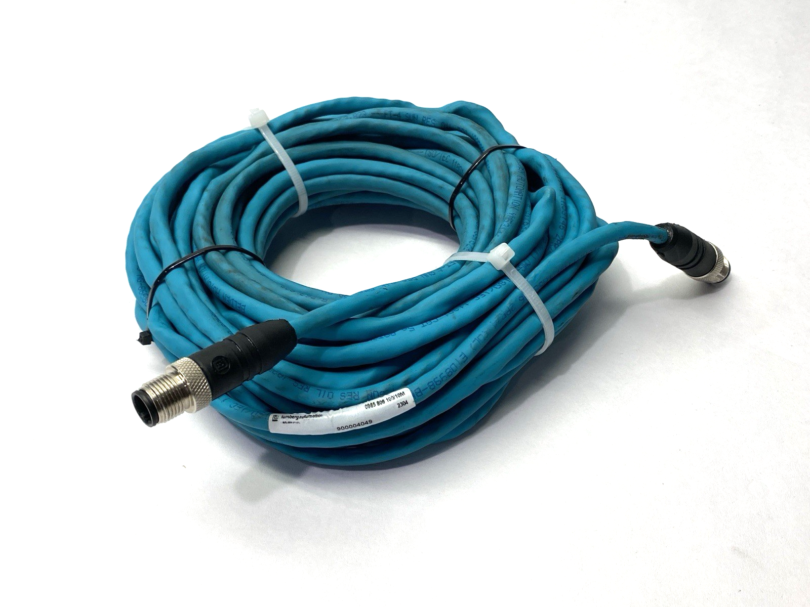 0985 806 100/10M | Lumberg Automation Double-Ended Cordset M12 M to M 900004049 - Used - Maverick Industrial Sales