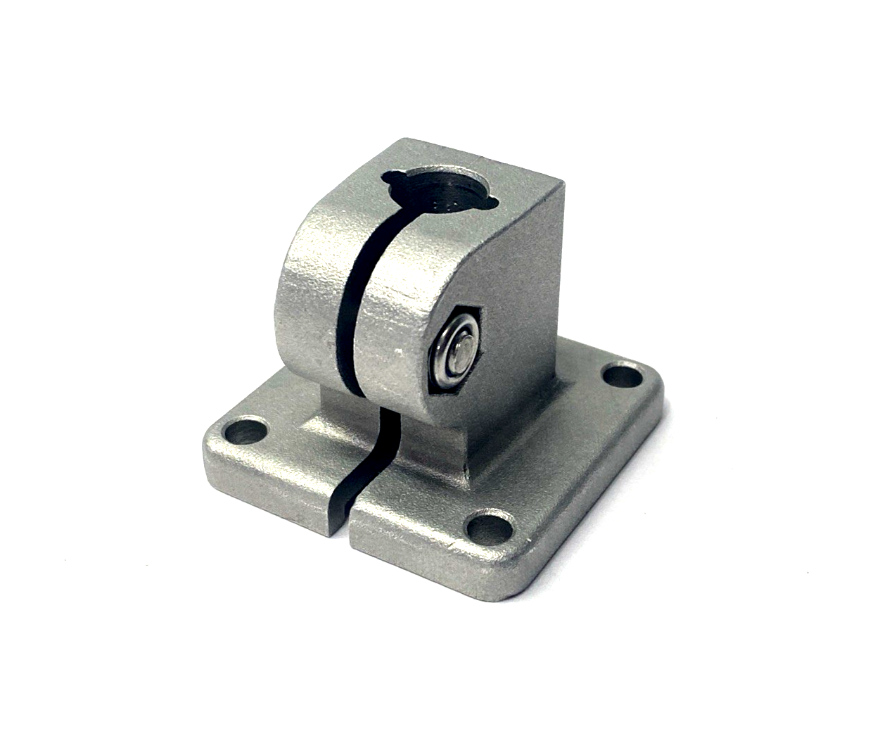 JW Winco GN 162-B1/2-2-BL Base Plate Connector Clamp 1/2" Bore - Maverick Industrial Sales