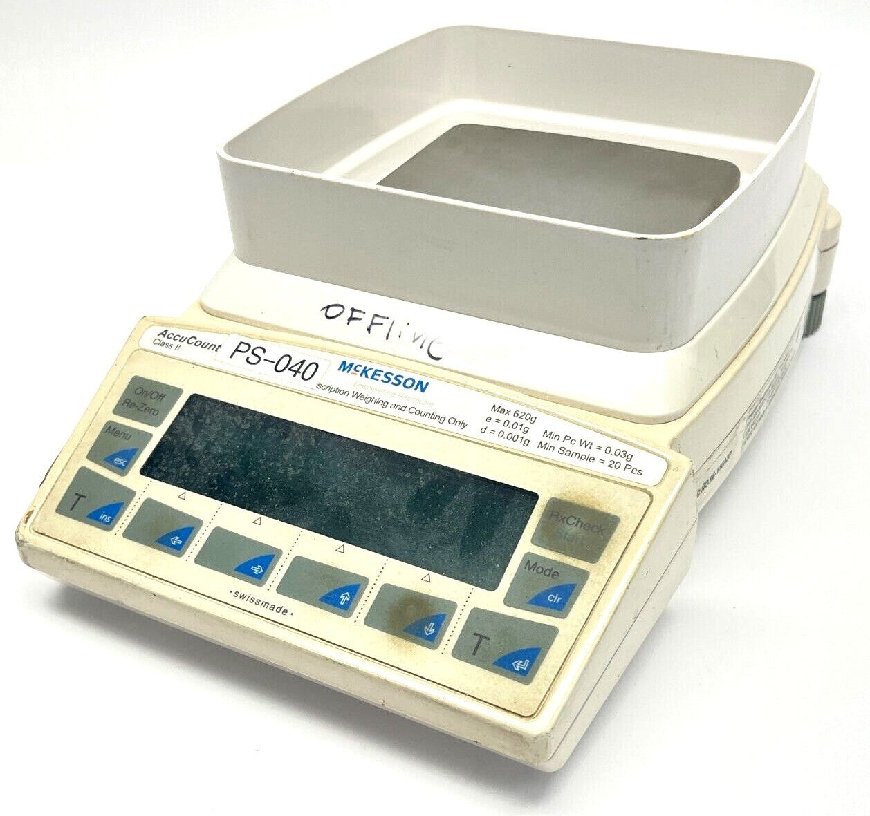 McKesson XT620M S AccuCount Class II Pharmacy Scale - Used - Maverick Industrial Sales