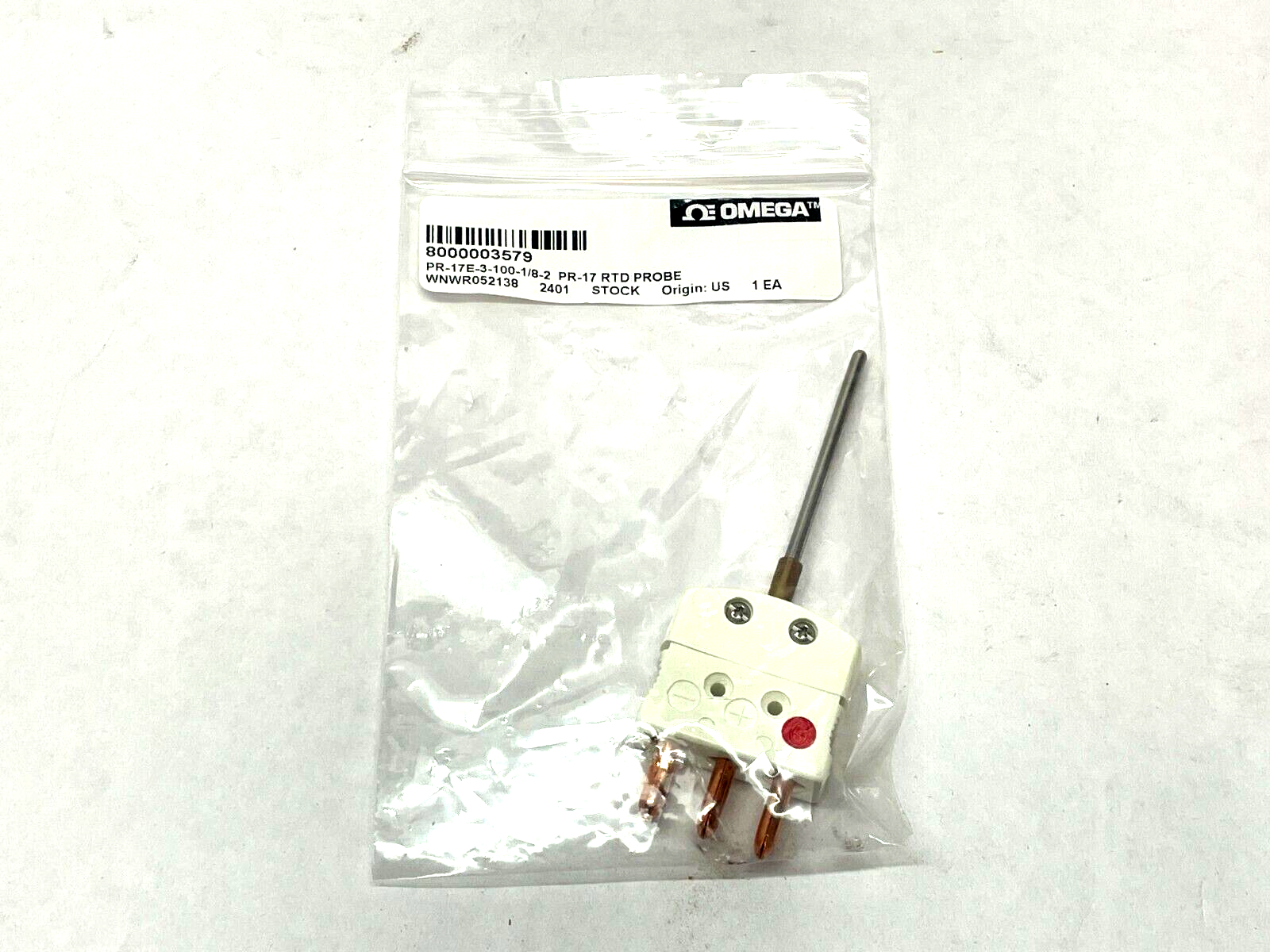 PR-17E-3-100-1/8-2 | Omega RTD Probe - New - Maverick Industrial Sales