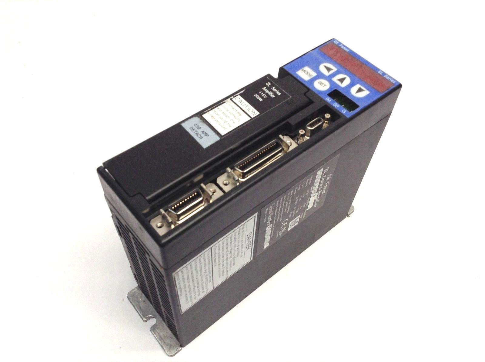 IC800SLA0201B | GE Fanuc SL Series Amplifier 1 PH 115V 200W Power 14-18 AWG - Used - Maverick Industrial Sales