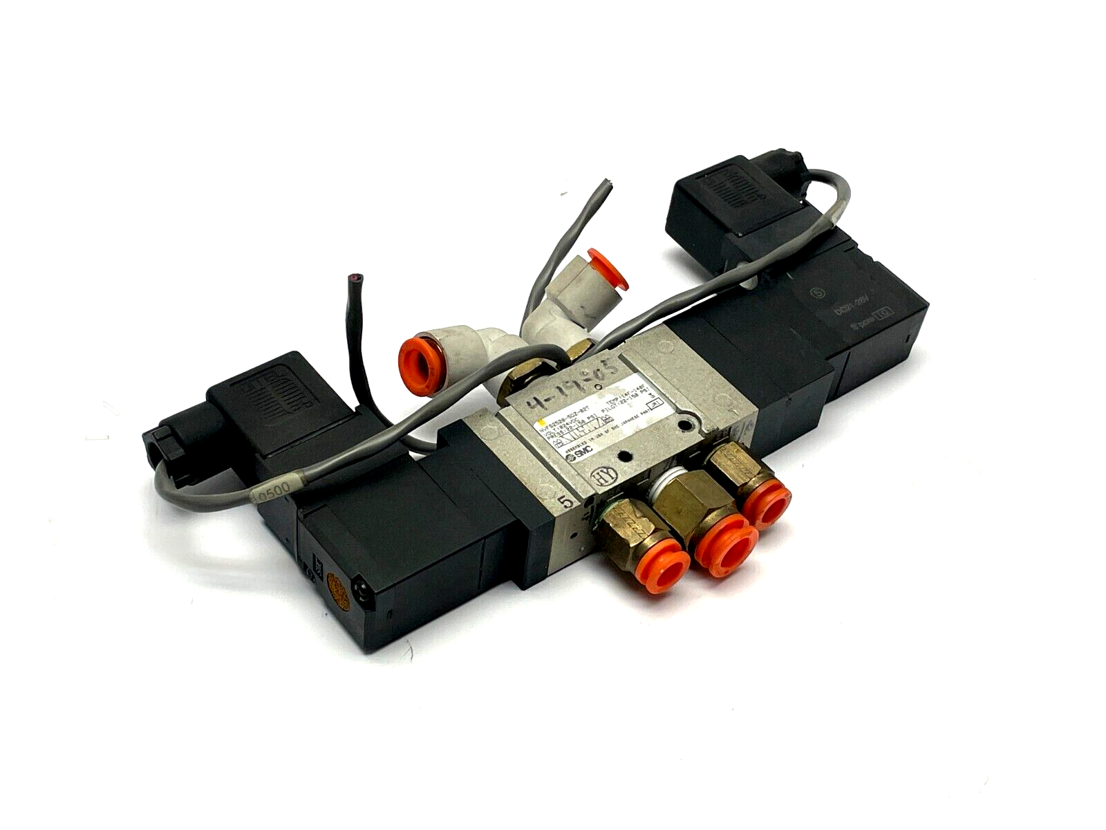 NVFS2520-5DZ-02T | SMC Double Solenoid Valve - Used - Maverick Industrial Sales
