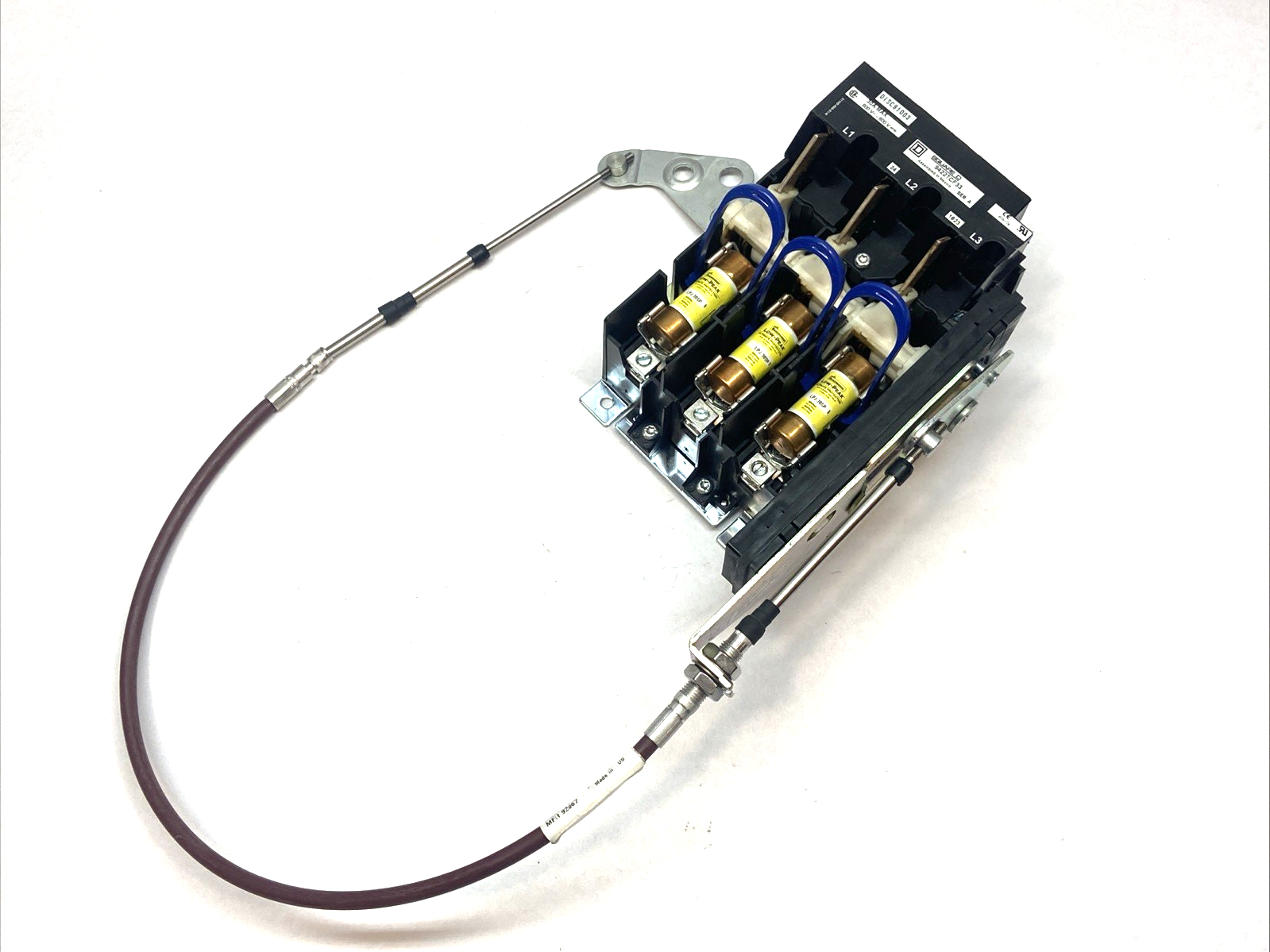 Square D 9422TCF33 Ser. A Disconnect Switch 600V w/ 3x Bussman LPJ-30SP Fuses - Maverick Industrial Sales
