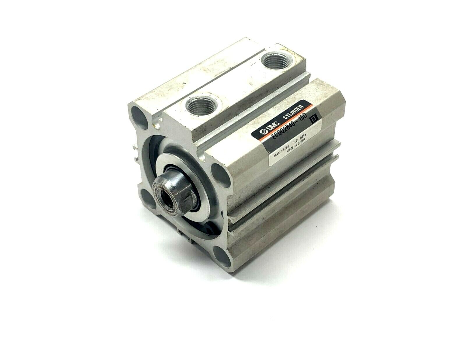 SMC ECDQ2B40-15D Pneumatic Cylinder 1.0 MPa - Used - Maverick Industrial Sales