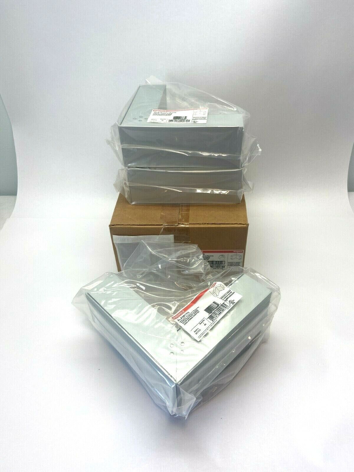Wiremold ALA3817N Isoduct Aluminum Raceway Inverted Internal Elbow BOX OF 4 - Maverick Industrial Sales