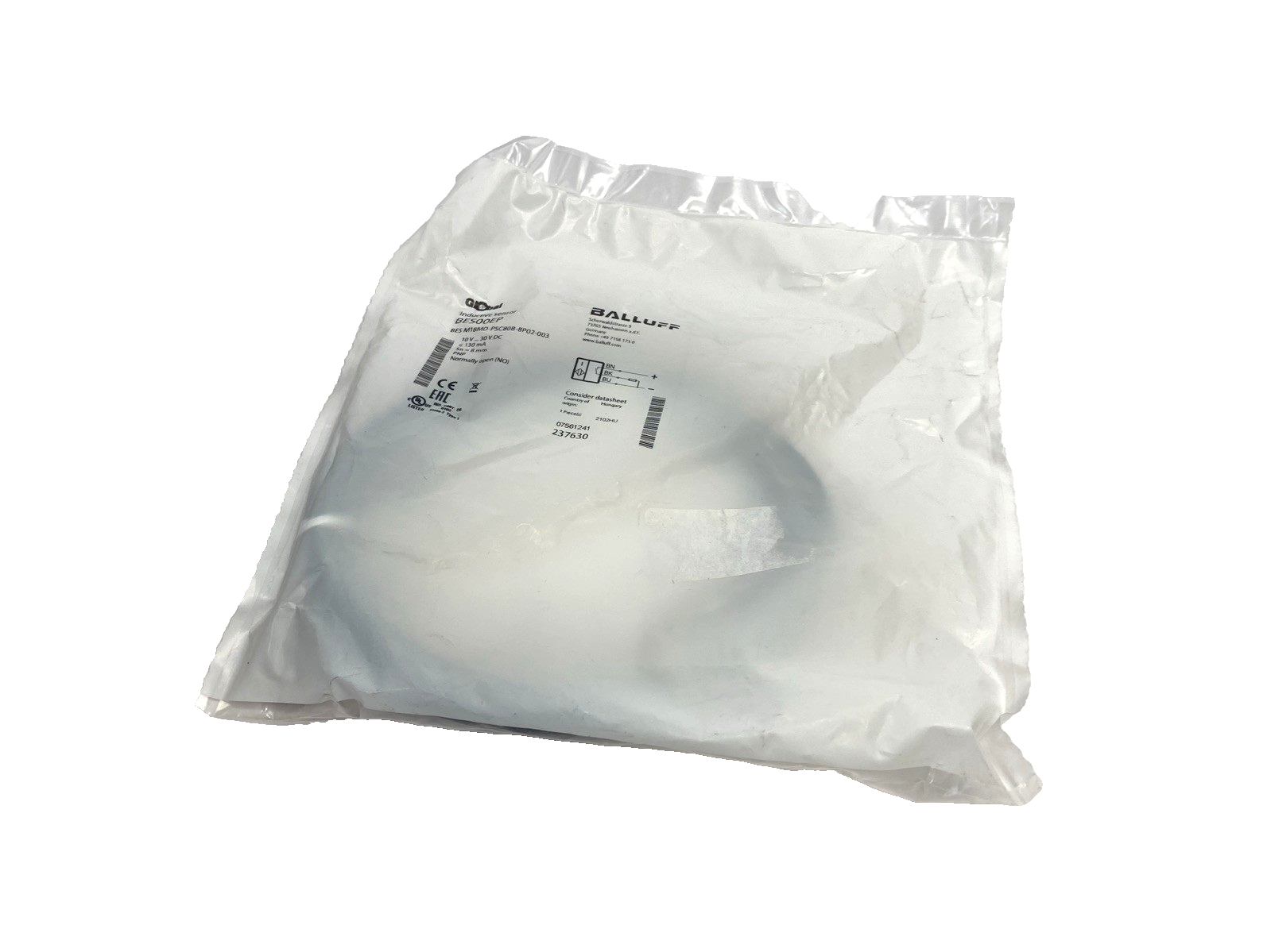 Balluff BES00EP Inductive Sensor BES M18MD-PSC80B-BP02-003 - New - Maverick Industrial Sales