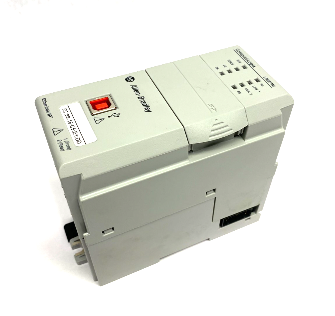 1769-L36ERM | Allen Bradley Ser. A CompactLogix 3MB Motion Controller, Dual E-net - New – Open box - Maverick Industrial Sales
