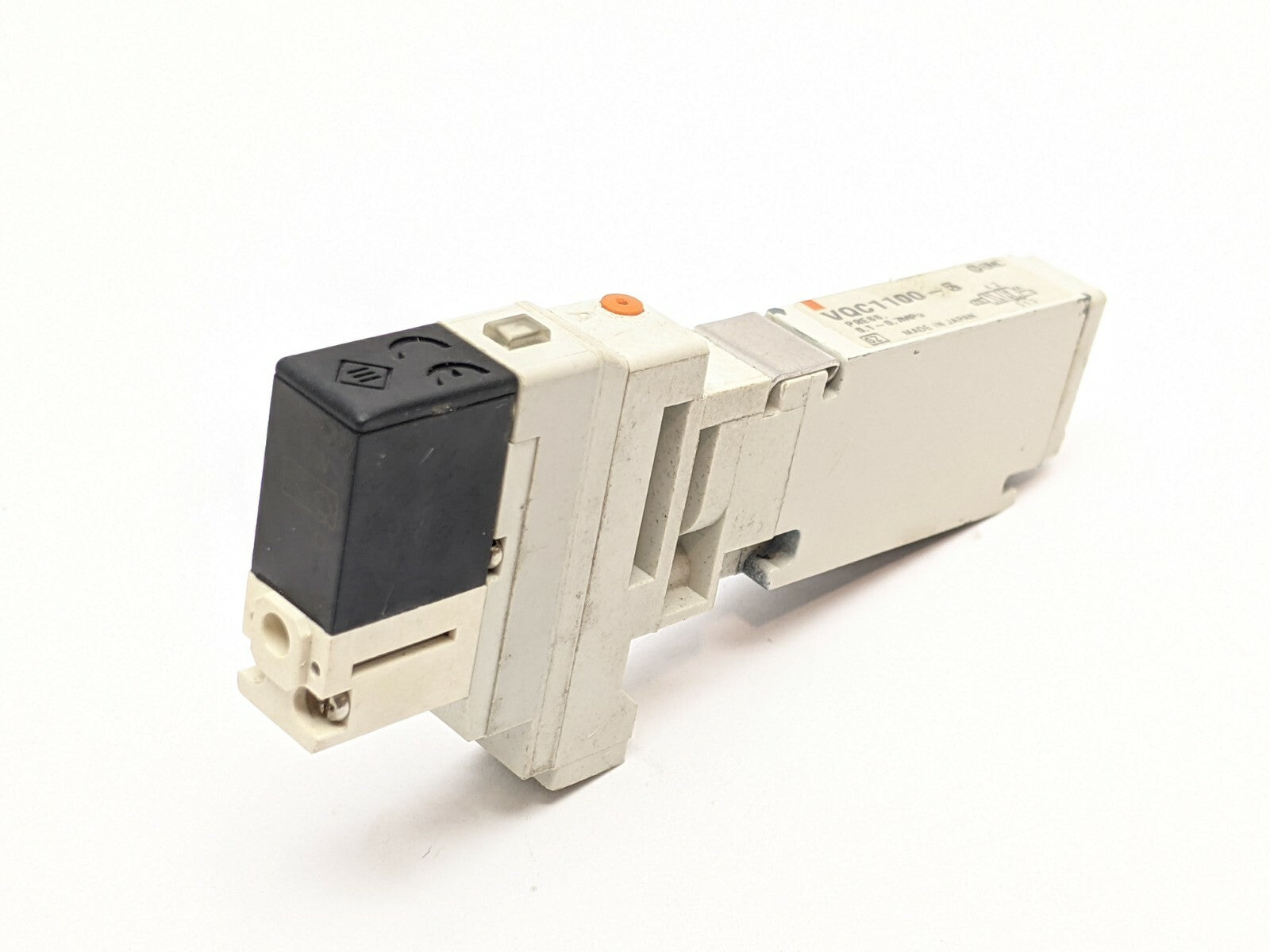 VQC1100-5 | SMC Single Solenoid Plug-in Valve 5 Port - Used - Maverick Industrial Sales
