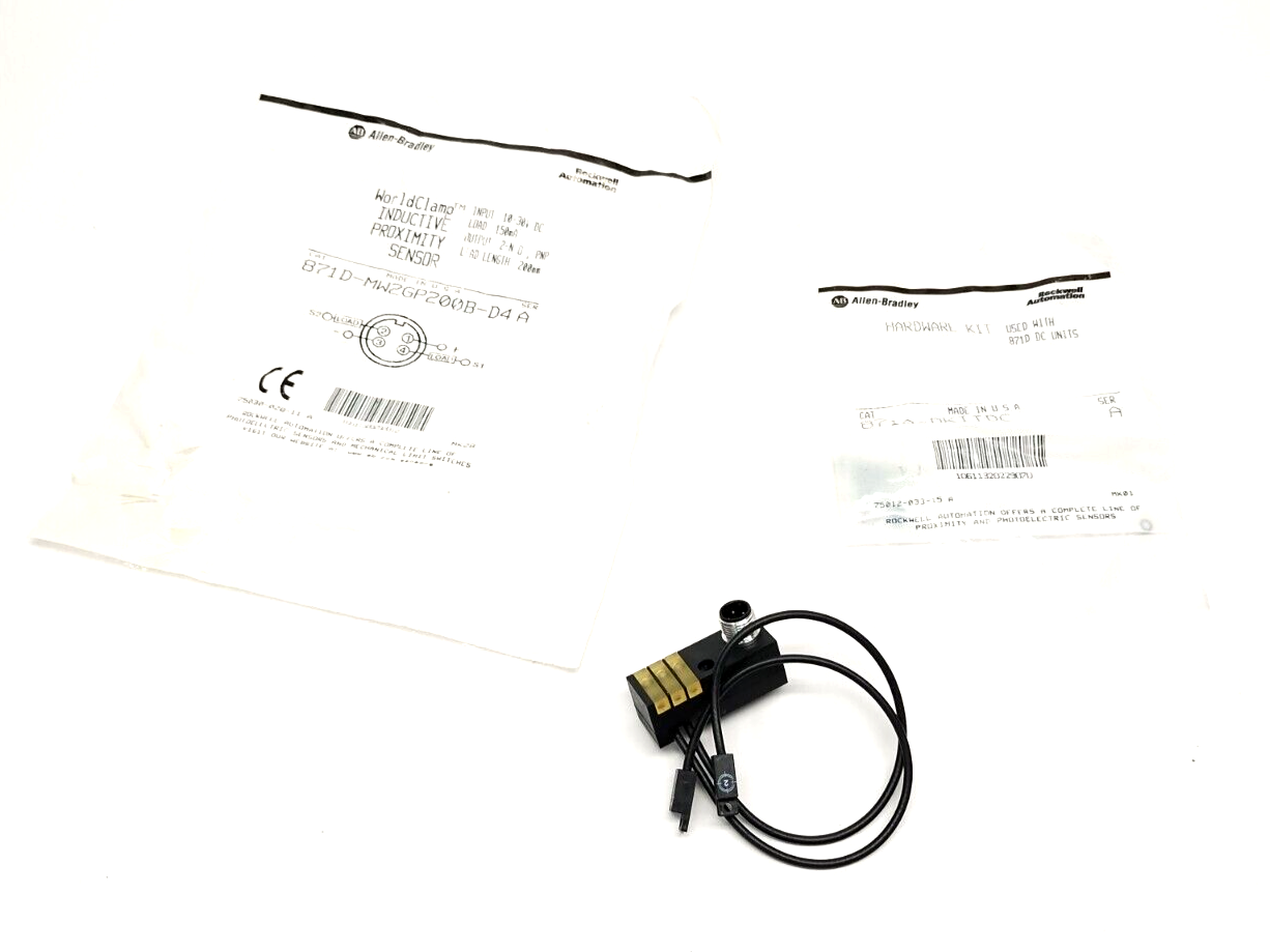 Allen Bradley 871D-MW2GP200B-D4 Ser. A WorldClamp Inductive Proximity Sensor - Maverick Industrial Sales