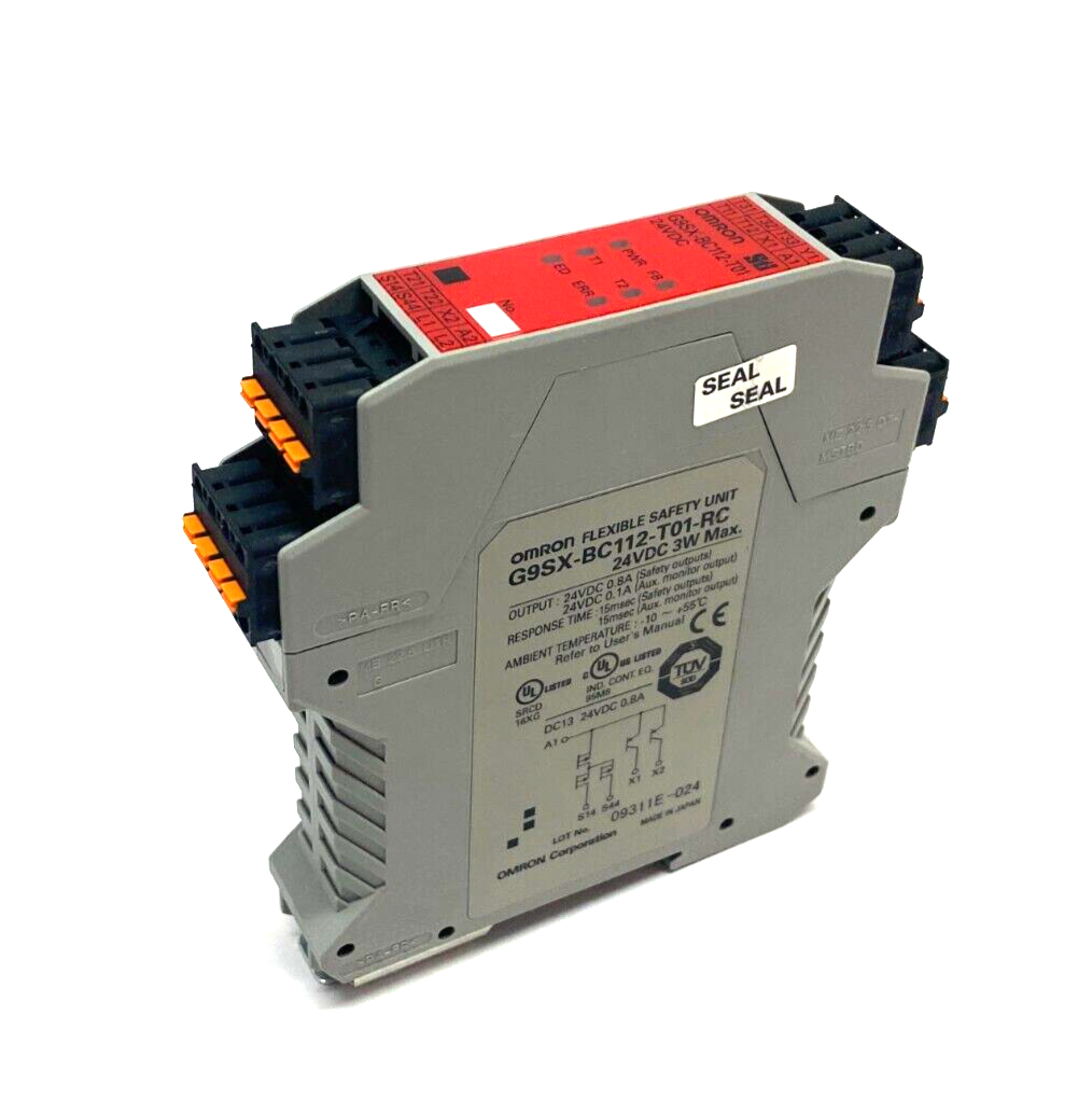 STI Omron G9SX-BC112-T01-RC Flexible Safety Unit 24VDC 3W - Maverick Industrial Sales