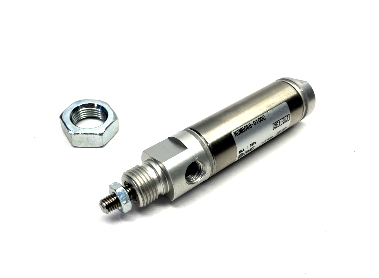 NCMB088-0100C | SMC Round Body Pneumatic Cylinder 7/8" Bore 1" Stroke - New Other - Maverick Industrial Sales