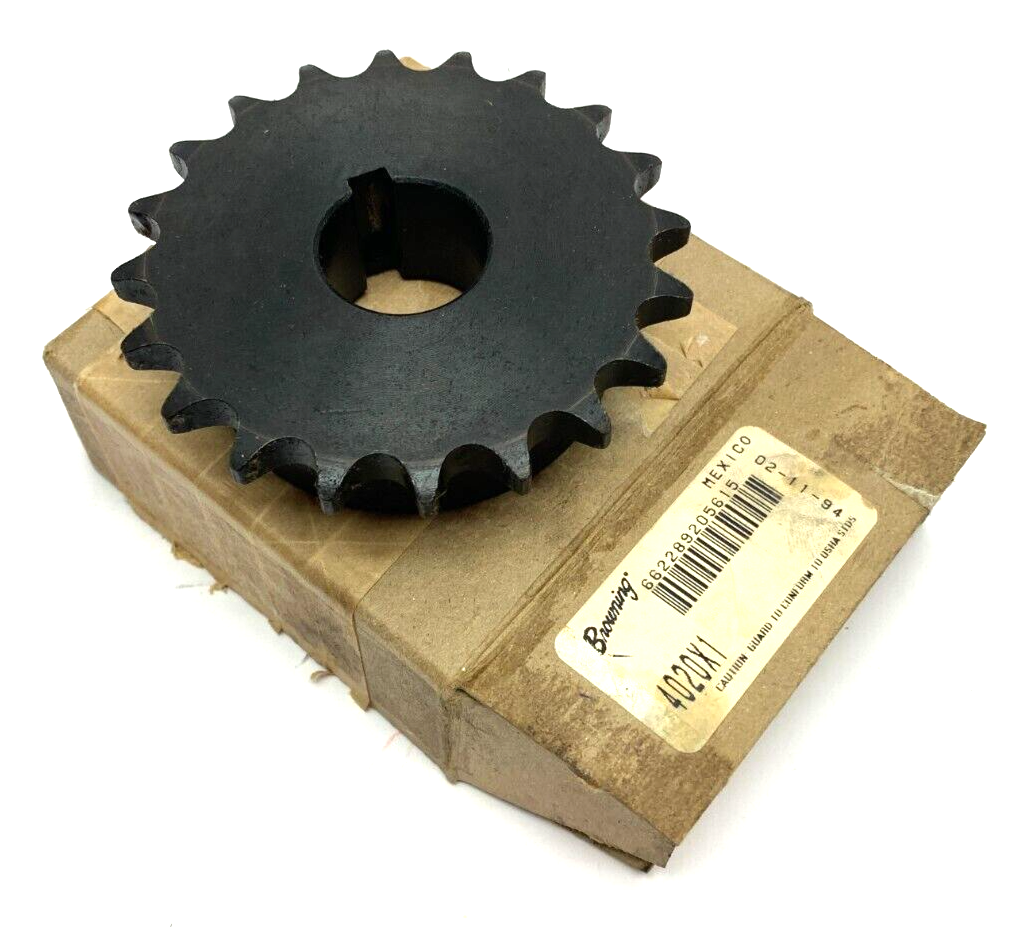 4020X1 | Browning 20 Tooth Roller Chain Sprocket - New – Open box - Maverick Industrial Sales