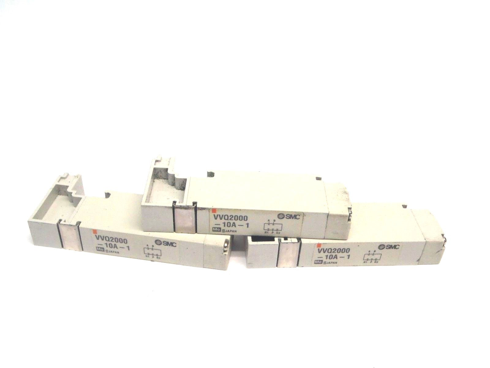 SMC VVQ2000-10A-1 Manifold Blanking Plate 0.1-0.7MPa LOT OF 3 - Used - Maverick Industrial Sales