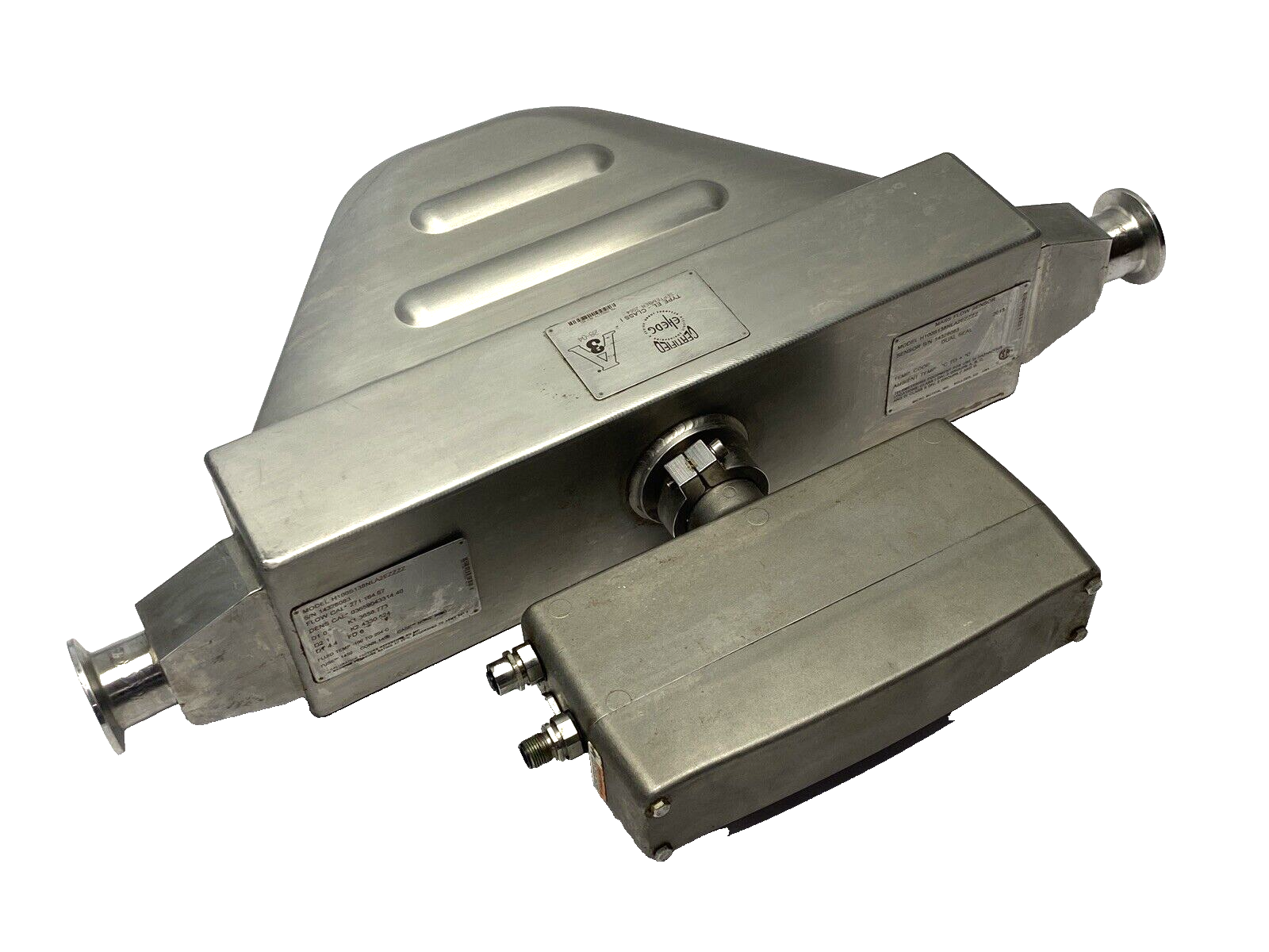 Emerson FMTSPA322EZZZ Mass Flow Transmitter w/H100S138NLA2EZZZZ Mass Flow Sensor - Maverick Industrial Sales