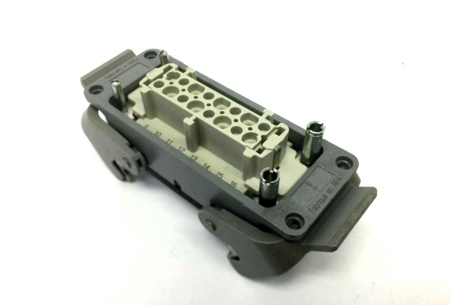 Harting 09 33 016 2702 Han 16 E-F Insert Female Crimp w/ 2 Lever Housing - Maverick Industrial Sales