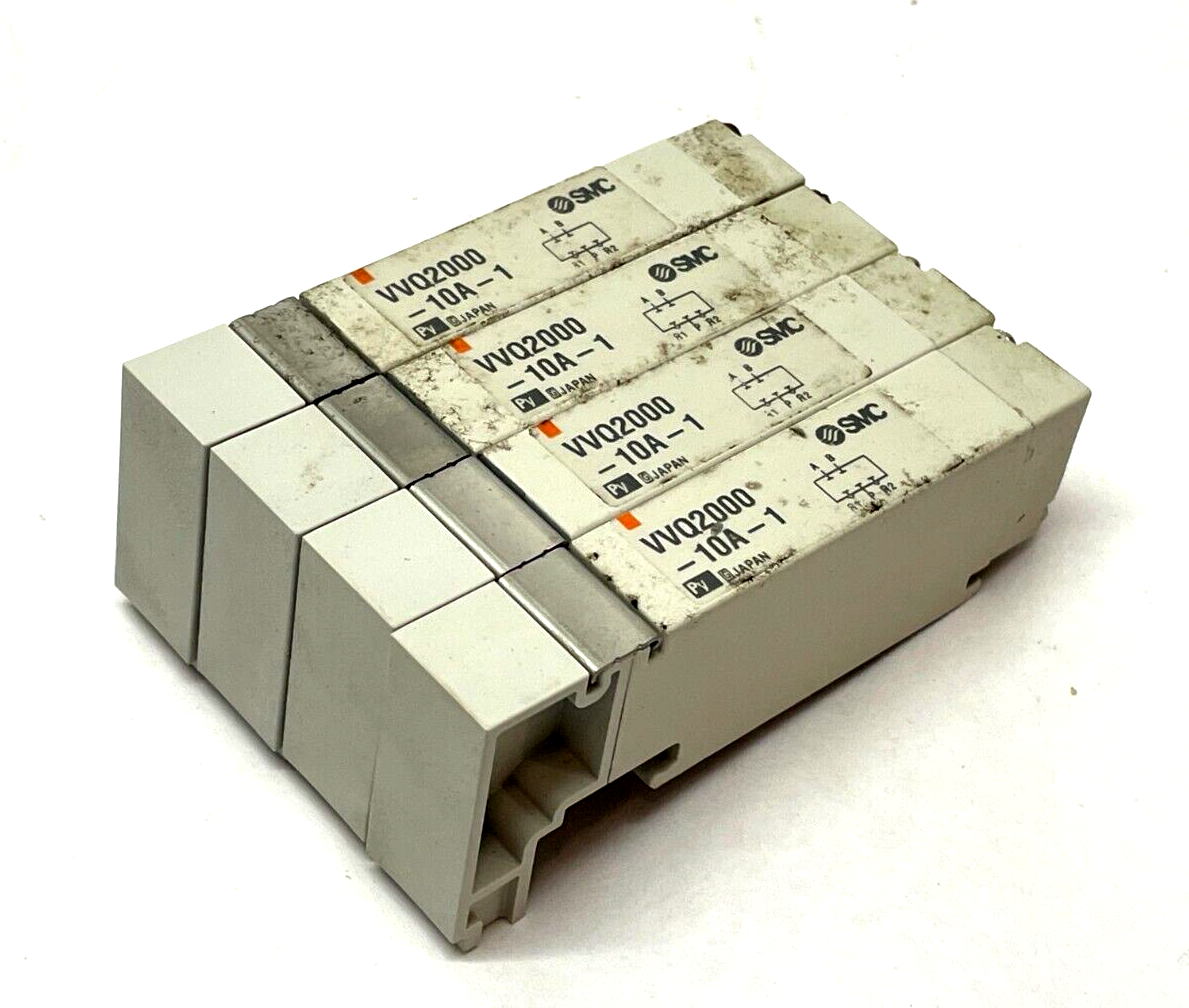 VVQ2000-10A-1 | SMC Black Plate LOT OF 4 - Used - Maverick Industrial Sales