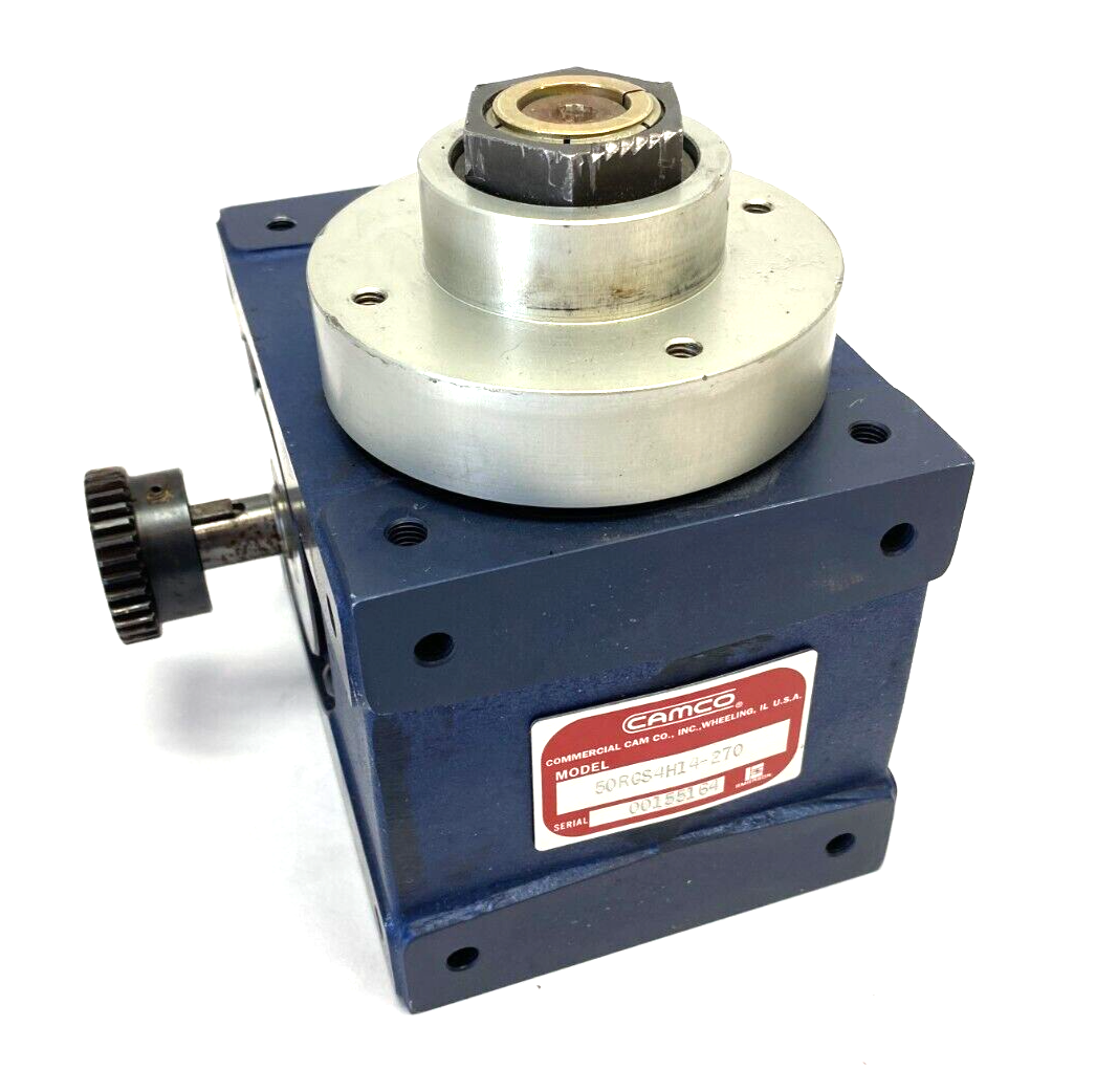 Camco 50RGS4H14-270 Roller Gear Box Rotary Indexer Drive 4-Stop 270° Period - Used - Maverick Industrial Sales