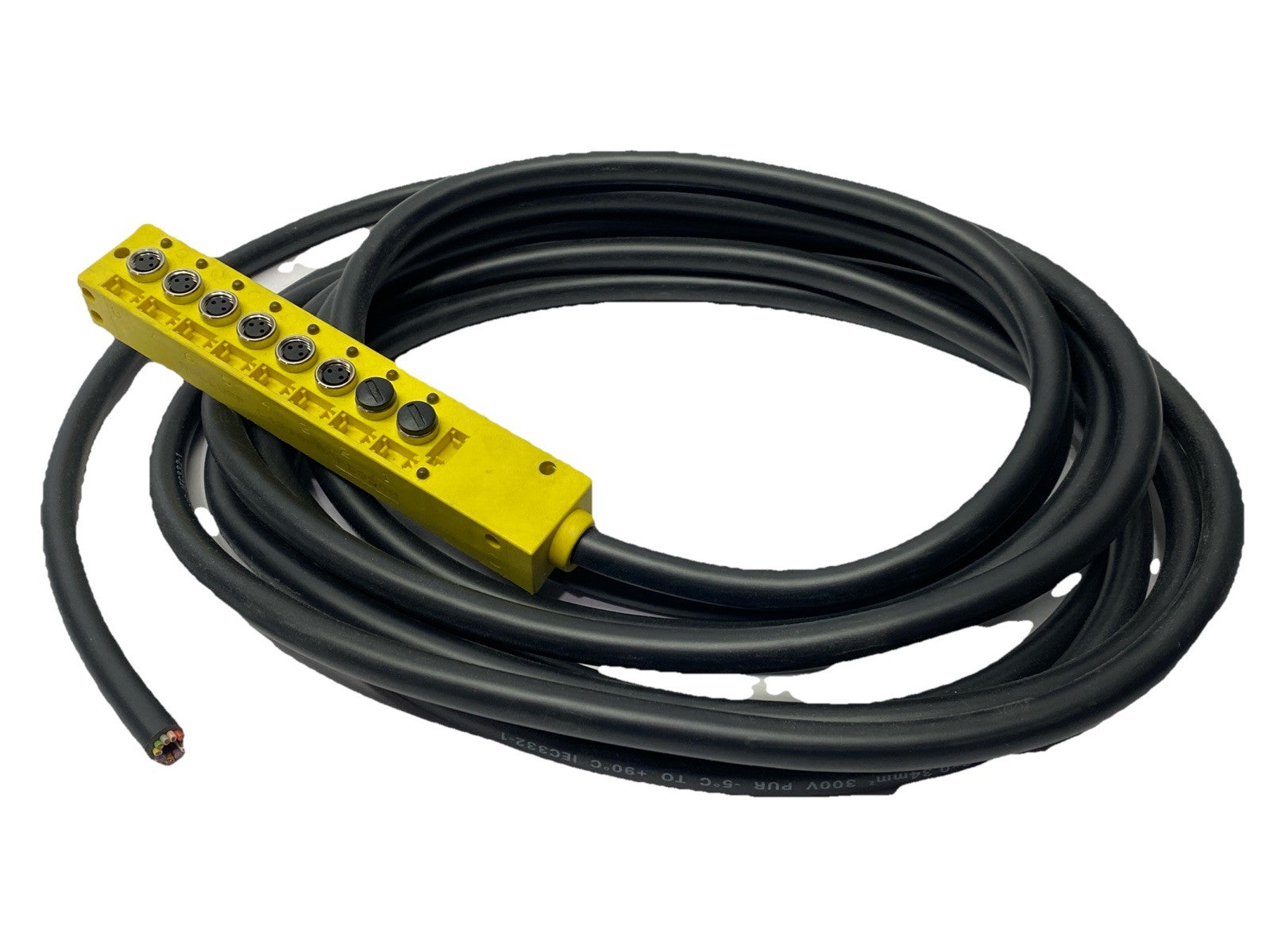 C49T8E00PB050M | Balluff 8-Port Junction Box 5m Cable - Used - Maverick Industrial Sales