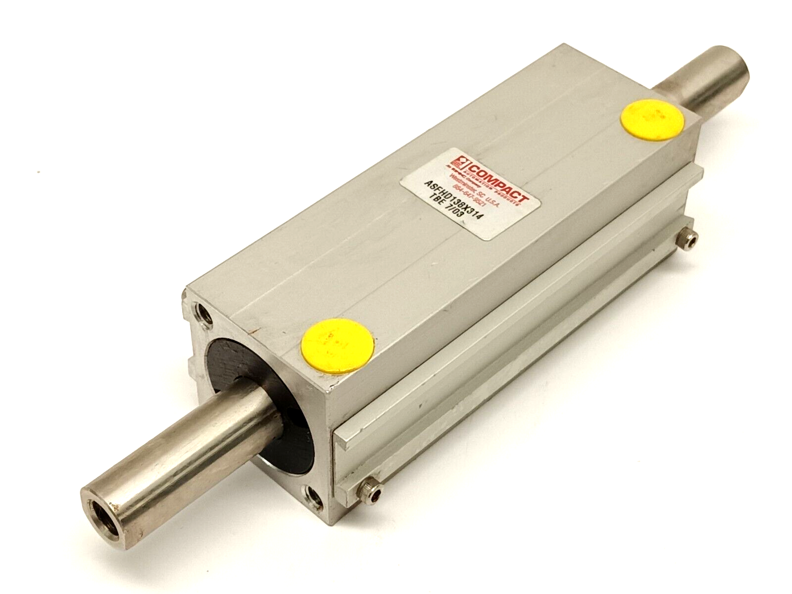 Compact Automation Products ASFHD138X314-TBE Cylinder 1-3/8" Bore 3-1/4" Stroke - New – Open box - Maverick Industrial Sales