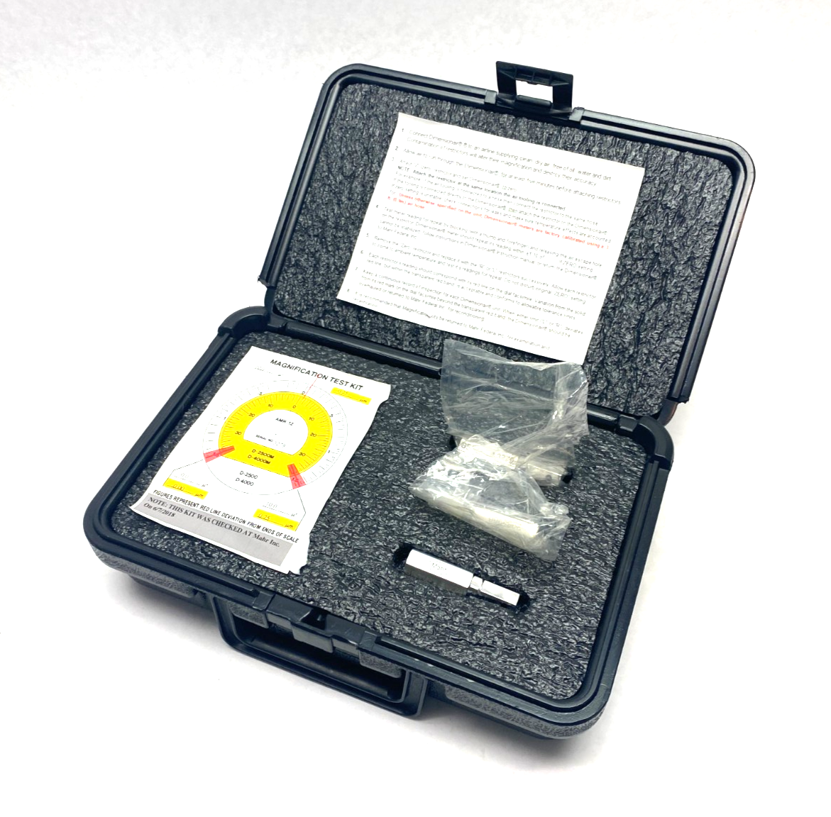Mahr 2086960 Magnification Kit for Calibrationg 2500:1, 4000:1 Millimar AMR-12 - Maverick Industrial Sales