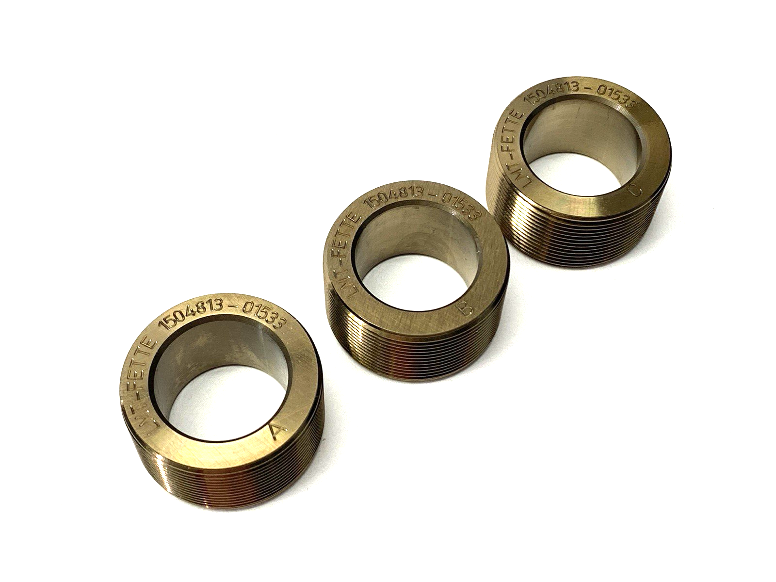 1504813 | LMT Fette Thread Rolling Die Head Inserts M8-10x1 1k HS Type 1, LOT OF 3 - New – Open box - Maverick Industrial Sales