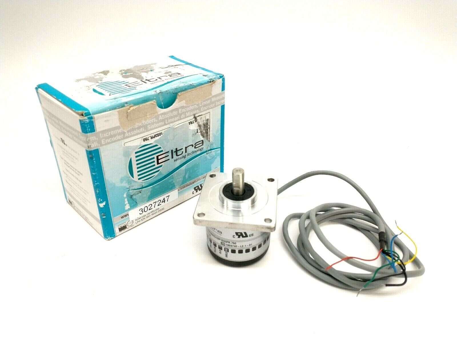 Eltra EL63D360Z5/28P10S3PR.750 Solid Shaft Incremental Encoder 360I/R 91900758 - Maverick Industrial Sales