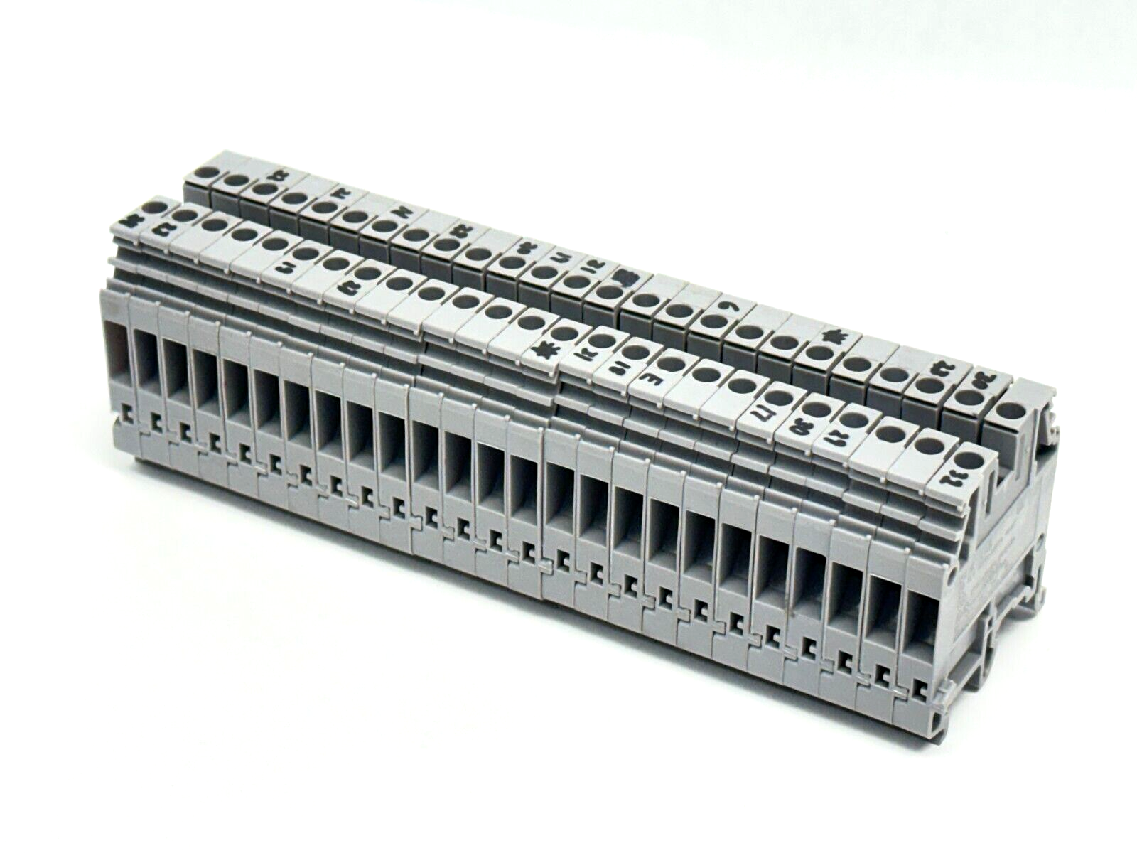 Entrelec 1SNA115116R0700 M4/6 5116 Gray Terminal Block 4mm 800V LOT OF 25 - Maverick Industrial Sales