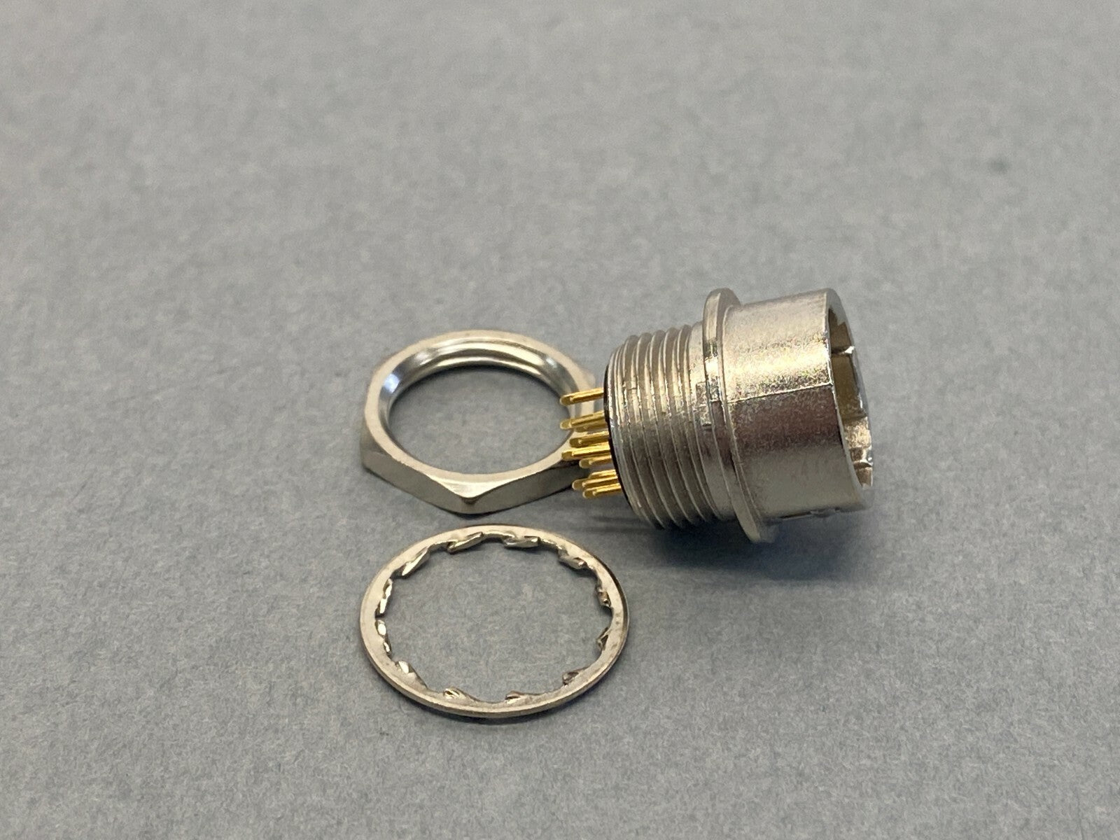 HR10A-10R-12PB(72) | Hirose Electric 12 Position Connector Receptacle Shell 10 - New - Maverick Industrial Sales