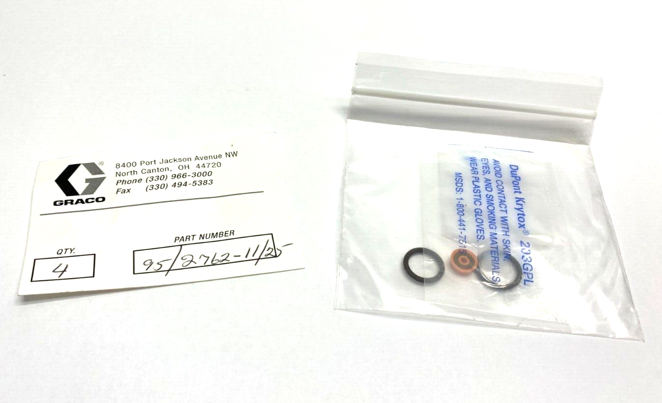 Graco 95/2762-11/25 Seal Assembly Repair Kit ROD PD 3/32" 1.5B P/V - New - Maverick Industrial Sales