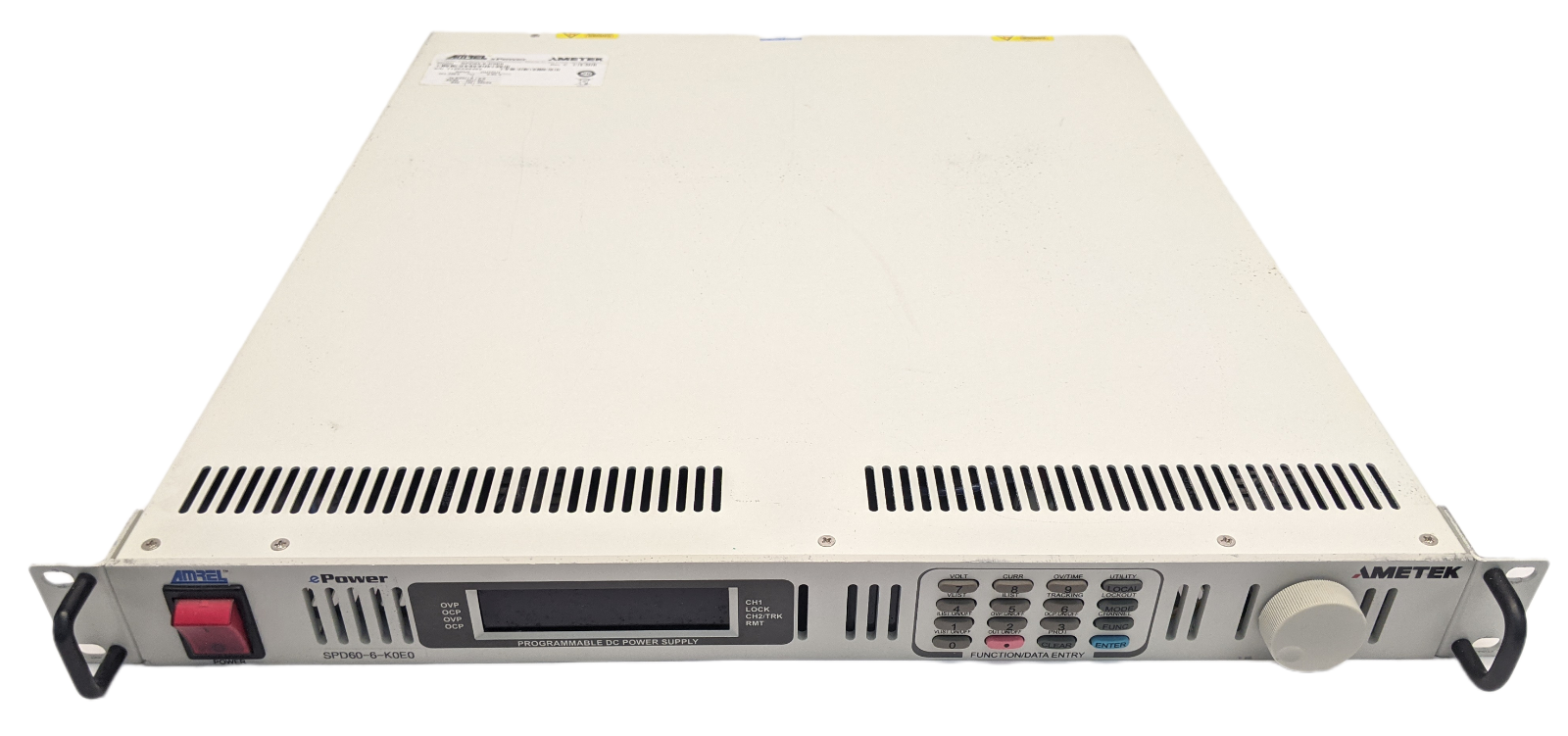 SPD60-6-K0E0 | Ametek Amrel Rev C ePower Programmable DC Power Supply 60V 6A - Used - Maverick Industrial Sales