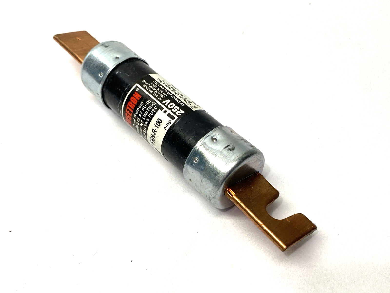 Bussmann Fusetron FRN-R-100 Time Delay Dual Element Fuse Class RK5 250V 100A - Maverick Industrial Sales