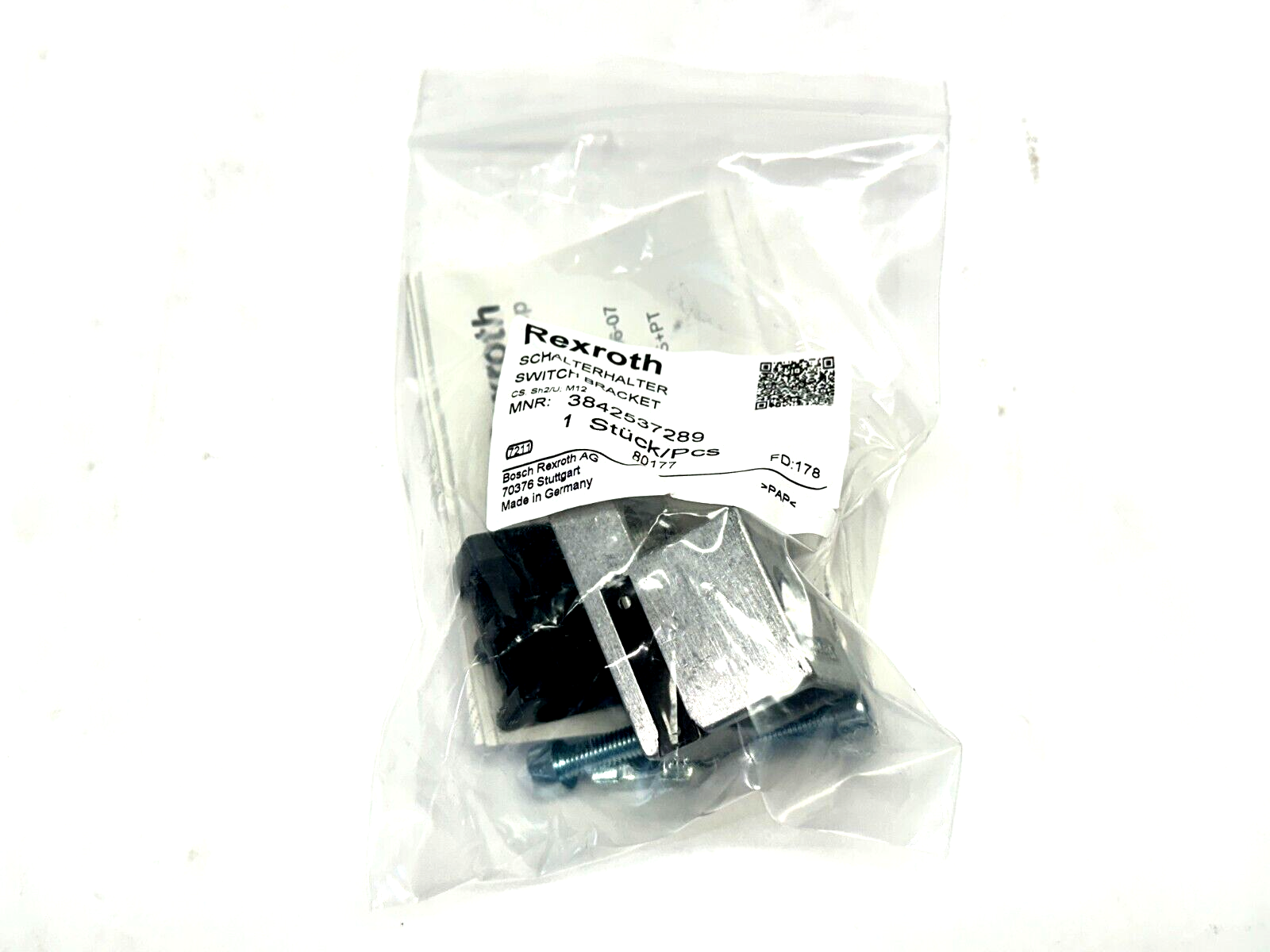 Bosch Rexroth 3842537289 Switch Bracket SH 2/U-H - Maverick Industrial Sales