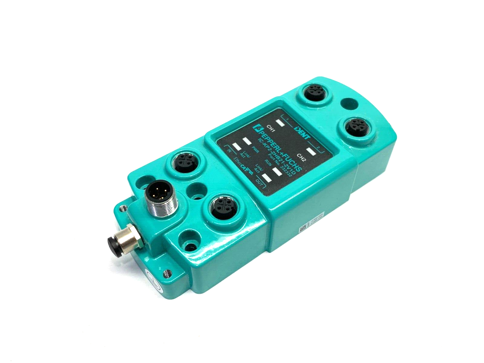 Pepperl+Fuchs IC-KP2-2HB21-2V1D EtherCAT iDENT RFID Evaluation Unit 232332 - Used - Maverick Industrial Sales