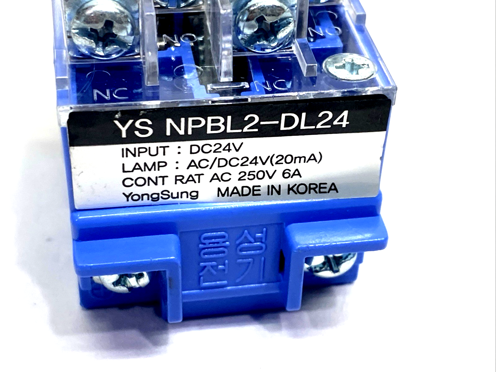 YongSung YS NPBL2-DL24 Illuminated Pushbutton Switch, Green FPBL, 09-GA2BO-0106U - Maverick Industrial Sales