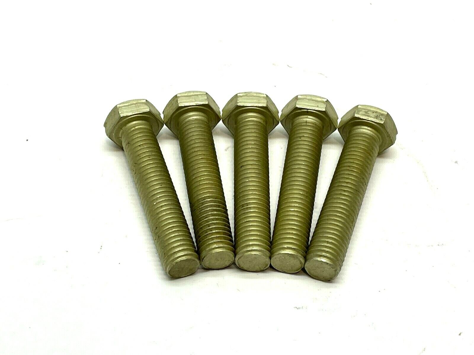 Hex Head Machine Bolt 5/8"-11 UNC 3" Length Aluminum LOT OF 5 - Maverick Industrial Sales