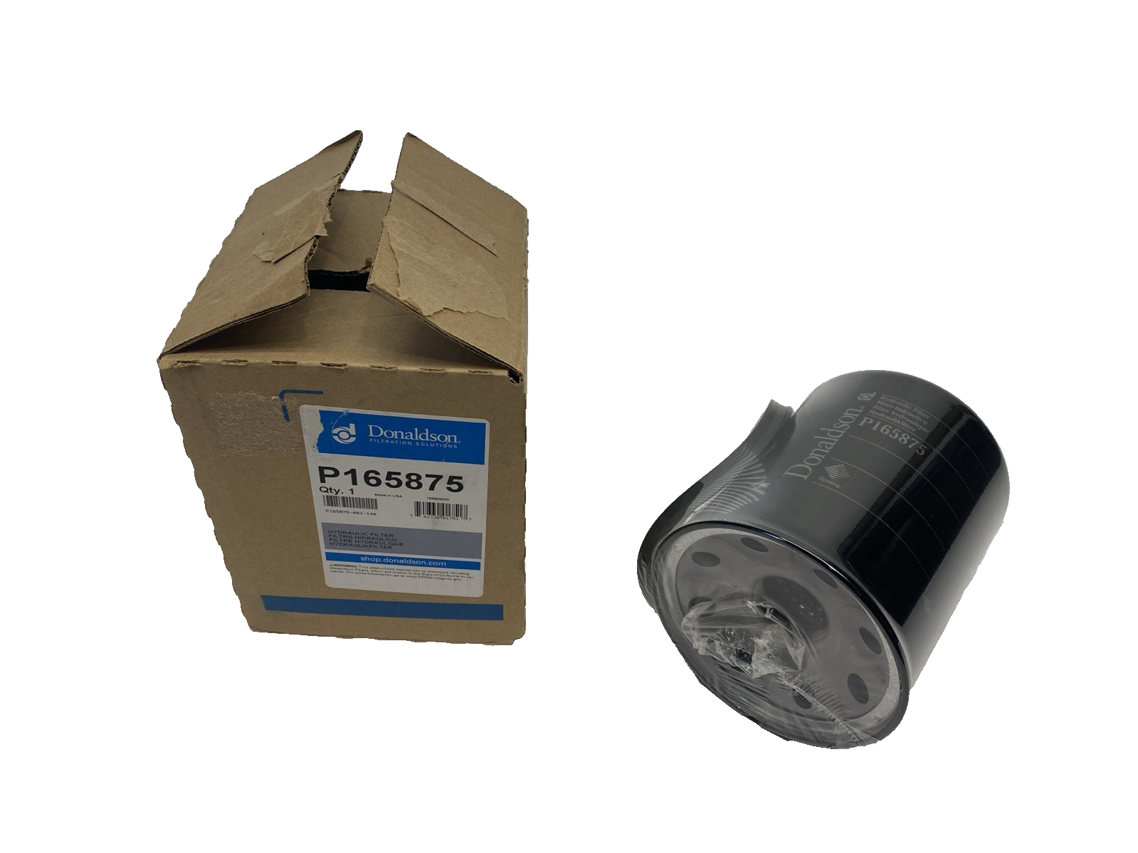 Donaldson P165875 Hydraulic Filter, 1 1/2-16UN Spin-On - New – Open box - Maverick Industrial Sales