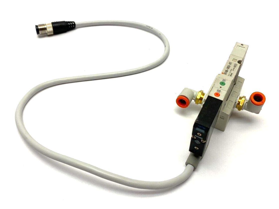 SV1400-5W2U-01T | SMC Center Inlet Solenoid Valve 5 Port - Used - Maverick Industrial Sales