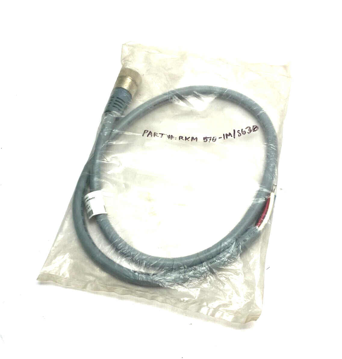 Turck RKM 570-1M/S630 BusStop Single Ended Cordset Female 7/8"-16 UN U0133-51 - New - Maverick Industrial Sales