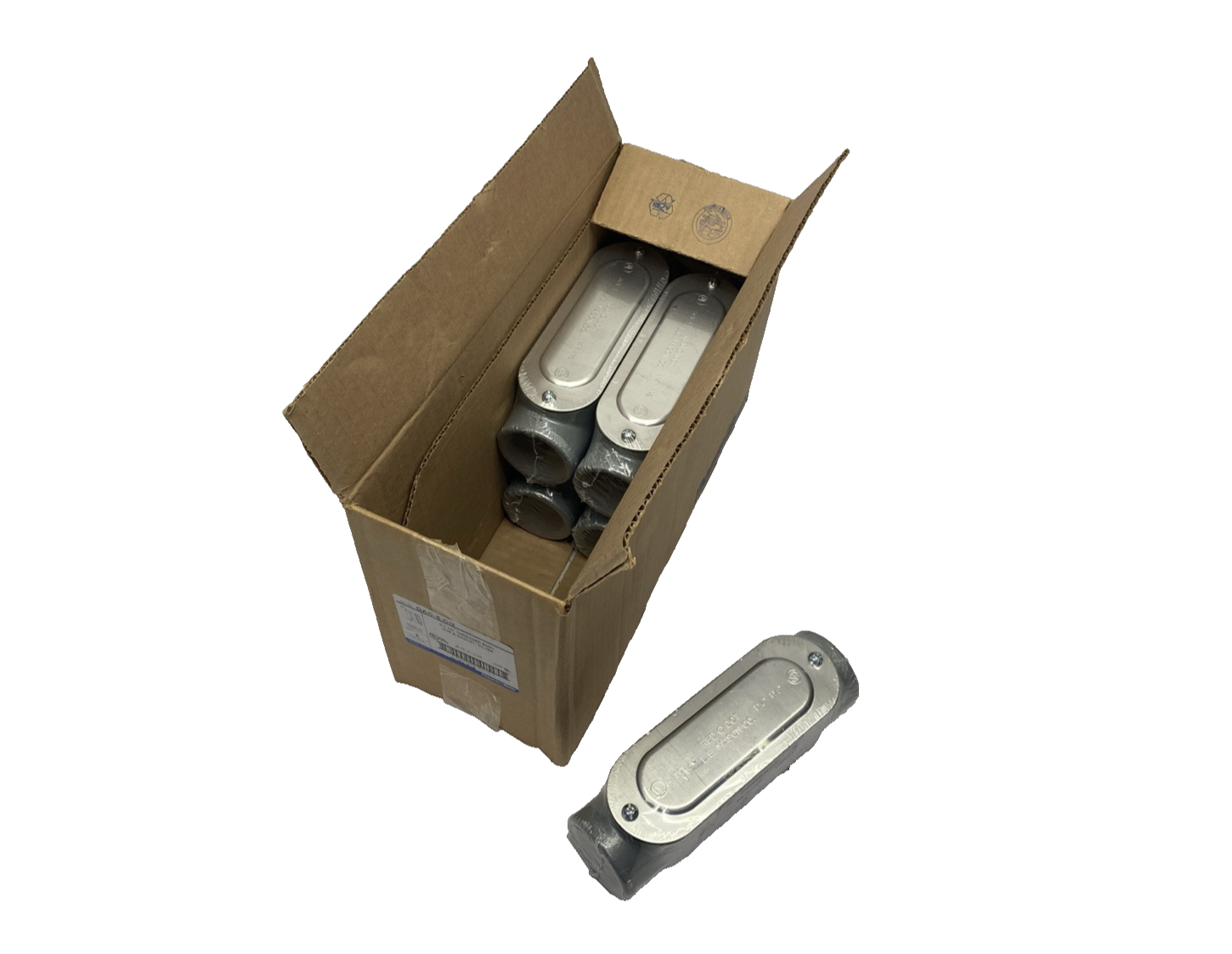 Thomas & Betts DAC-5-CG Red Dot C 1-1/2" Threaded Conduit Body w/ Cover 5-PACK - Maverick Industrial Sales