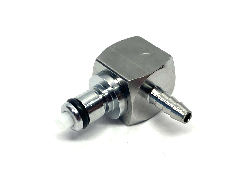 MCD2302 | Colder Products Valved Elbow Hose Barb Coupling Insert 1/8" ID Hose - New Other - Maverick Industrial Sales
