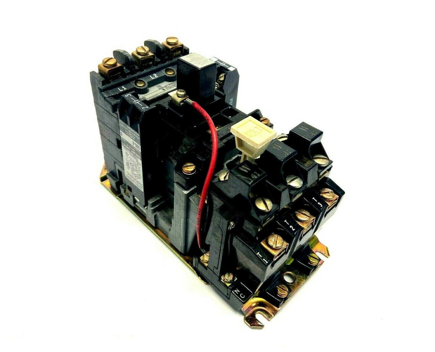 Allen Bradley 509-B0D Ser B Starter w/ 592-B0W16 Relay and 2 x 595-A Contacts - Maverick Industrial Sales