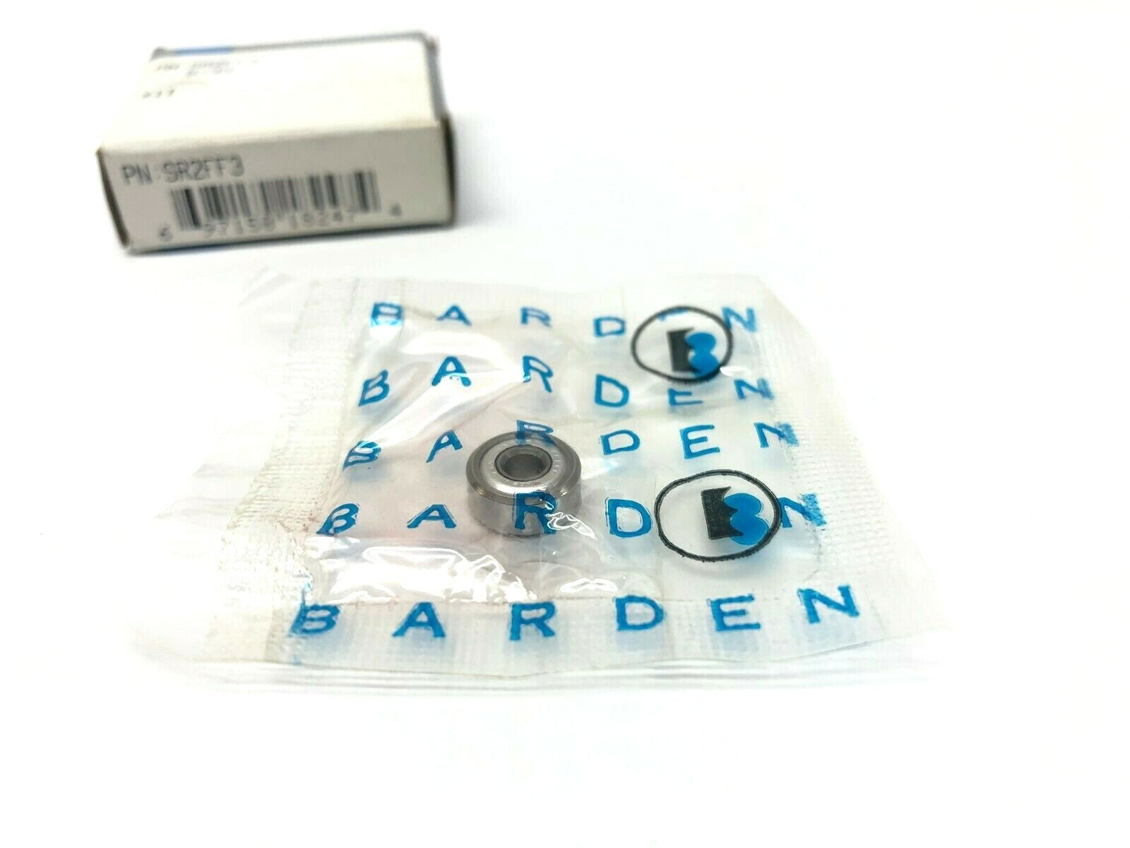 SR2FF3 | Barden Mini Ball Bearing, 3 mm ID, 9.5mm OD, G-33, X1I - New – Open box - Maverick Industrial Sales