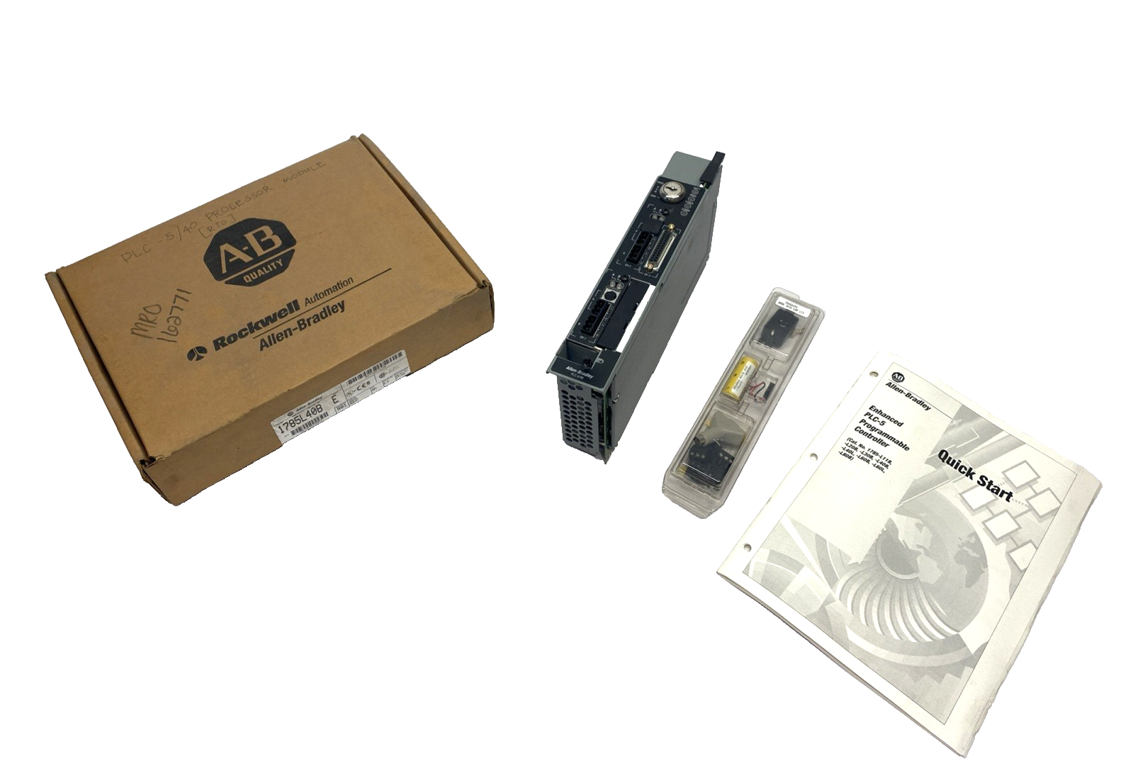 1785-L40B, 1785-L40B/E | Allen Bradley 1785-L40B Ser. E Rev. R01 PLC-5/40 Processor Module - New – Open Box - Maverick Industrial Sales