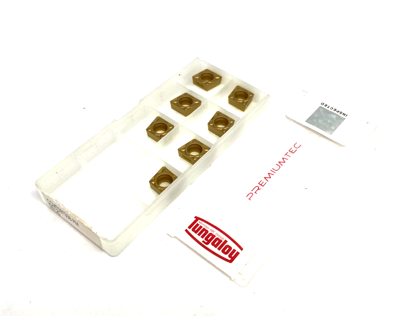 Tungaloy CCMT09T308-PM T6120 Turning Insert 6994862 PKG OF 7 - New – Open box - Maverick Industrial Sales