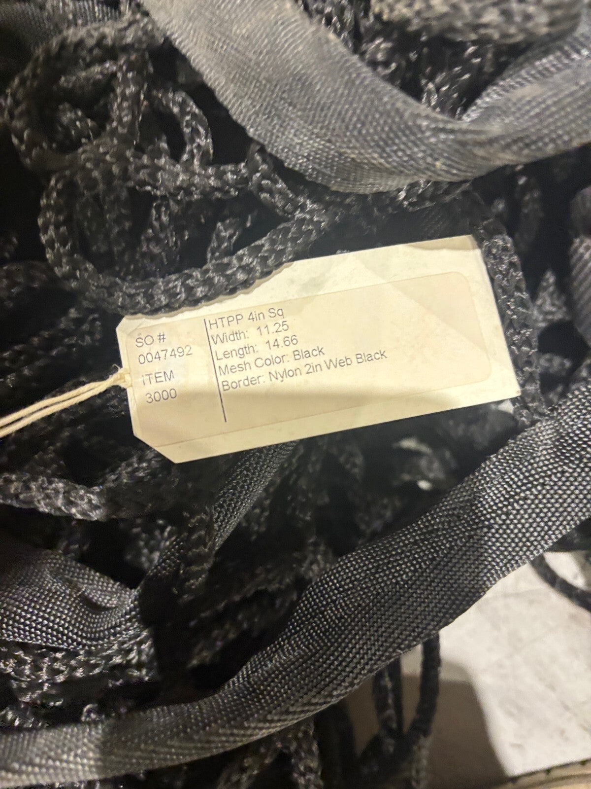 Incord Baynets Pallet Racking Safety Netting / Backing, 3000, LOT OF 17 Sections - Used - Maverick Industrial Sales