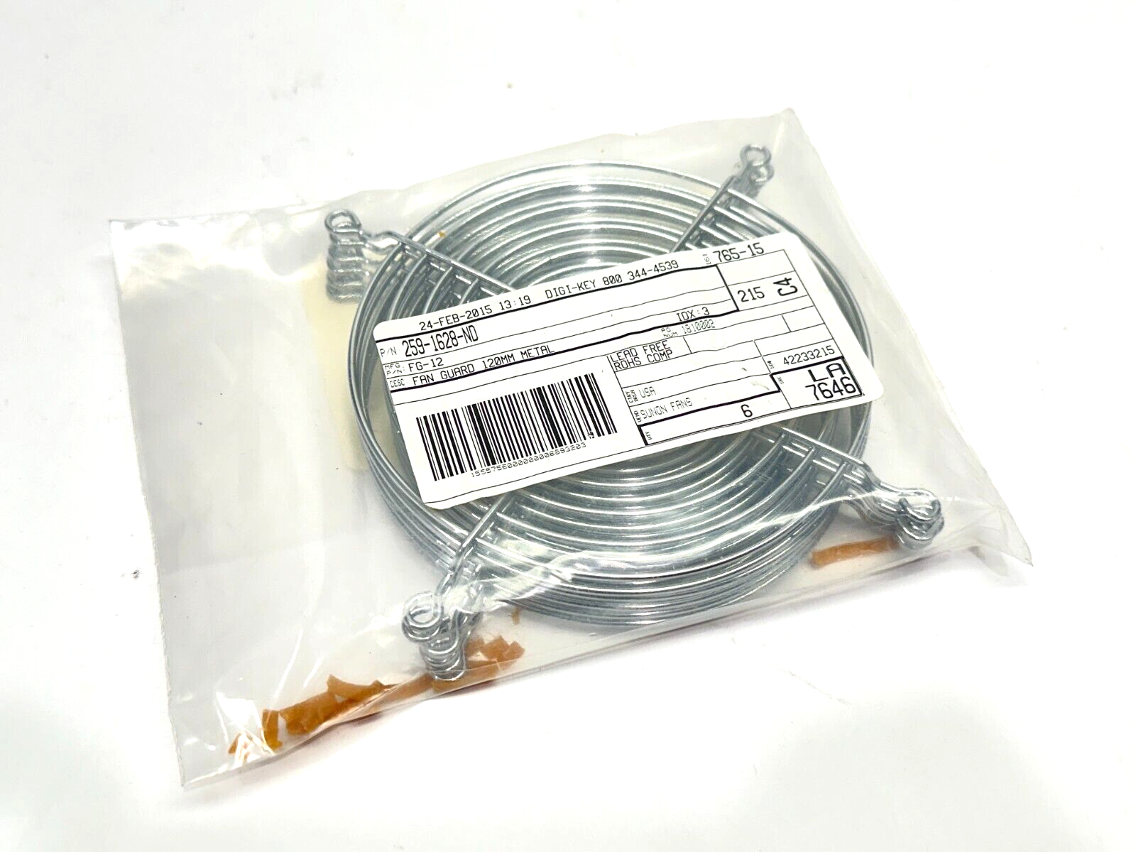 FG-12 | Sunon Fan Guard 120mm 8-Ring Metal PKG OF 6 - New - Maverick Industrial Sales