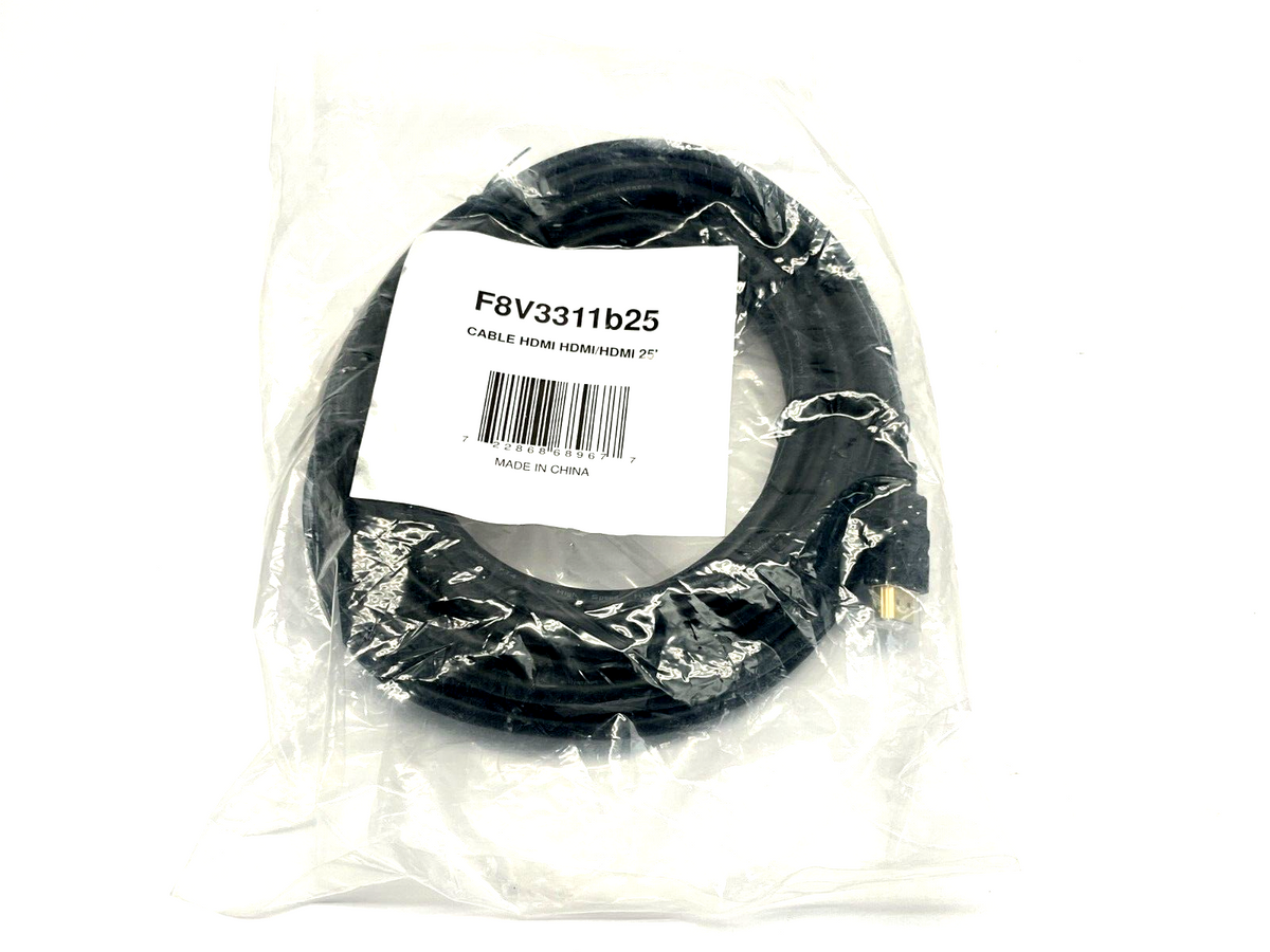 | F8V3311b25 HDMI to HDMI Cable 25ft Length - New - Maverick Industrial Sales